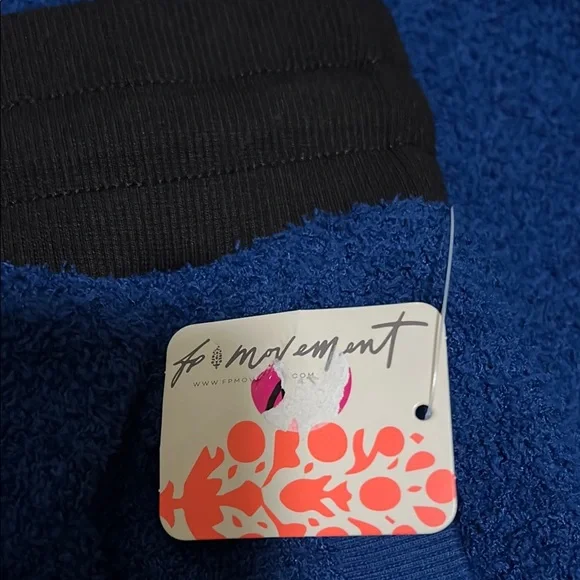 Free people, movement Blue and Black Fleece Joggers - Picture 2 of 9